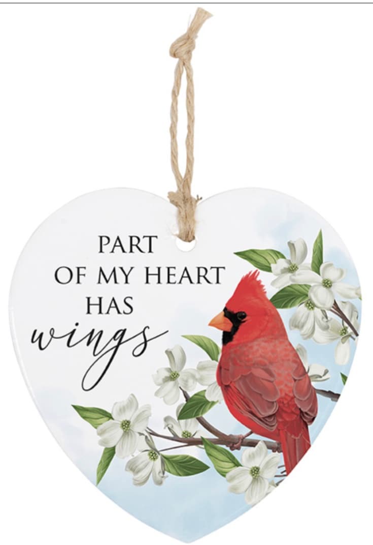 “Heart Has Wing” Ornament